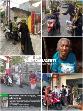 MTs Raden Rahmat Surabaya Bagi Ratusan Paket Sembako Cetak Generasi Cerdas dan Berakhlak 6 MTs Raden Rahmat