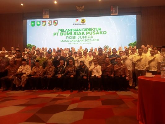 Bupati Siak Lantik Robi, Direktur Baru BSP : Segera Tuntaskan 3 Agenda Prioritas 6 Siak