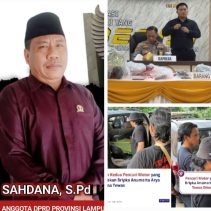 DPRD Lampung Sahdana, Apresiasi Kapolda Ungkap Penembakan Polisi Arya Supena 2 Sahdana