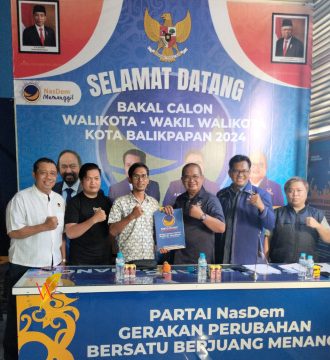Tim Pemenangan Bacalon Walikota Balikpapan Aslian, Daftar ke Nasdem 1 Bacalon