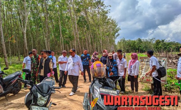 Team Monev Bumi Agung Monitoring 1 APBK 2024 di Kampung Pisang Baru 1 Bumi