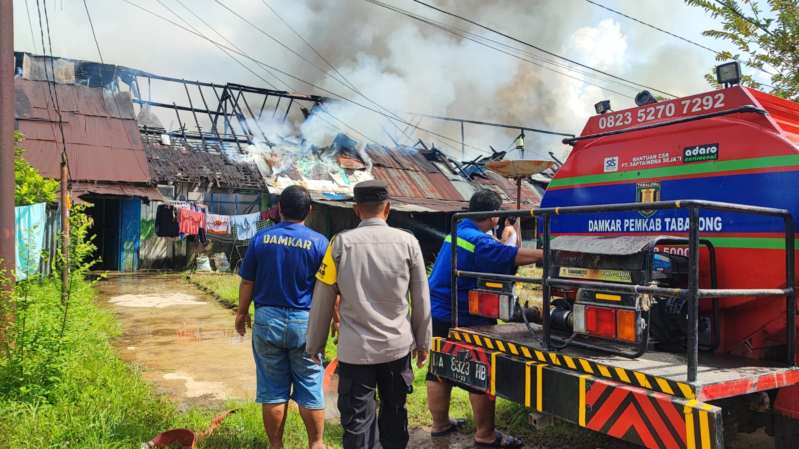 Kebakaran Hanguskan 10 Rumah Blok Pertamina Rugi Ratusan Juta 1 IMG 20260309 WA0040 Kebakaran
