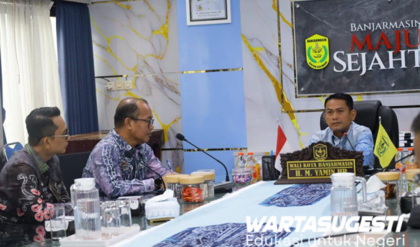 Koordinasi Lintas Sektor, PAM Bandarmasih Matangkan Pembangunan Infrastruktur Air Minum