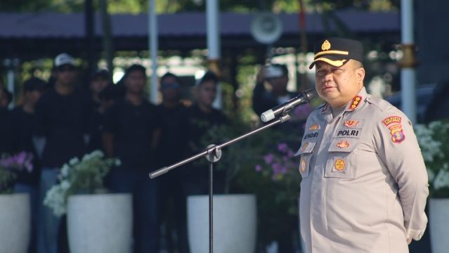Siaga, Polda Kaltim Apel Pengamanan Unjuk Rasa di Kantor Gubernur 1 IMG 20260421 WA0018 TNI-Polri