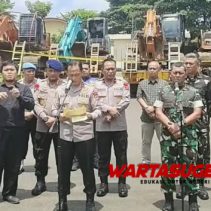 Polda Lampung Bongkar Penambangan Emas Ilegal 14 Tersangka dan 41 Excavator Diamankan 2 Polda Lampung