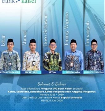 Dirut Bank Kalsel Lantik Pengurus Unit Pengumpul Zakat 2025-2030 1 f7794553cebe428080e993a29d08a40e Daerah