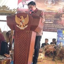 Diki Zauhari Hadiri Hari Jadi ke 71 Lembur Pasundan Jaya di Way Tuba 3 Diki Zauhari