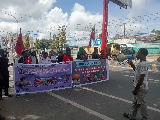 Long Larch KNPB Sorong Raya Peringat 1 Mei Ke -64 “Aneksasi Papua bukan Integrasi”