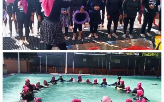 GSI AQUAROBIC DAN KELAS BELAJAR RENANG UNTUK MASYARAKAT