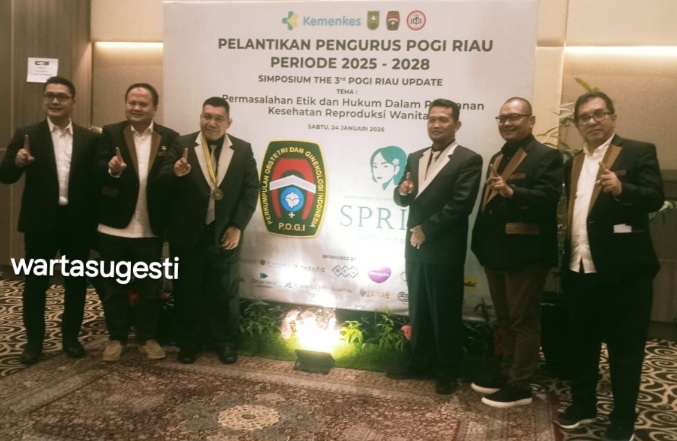 Resmi, Pelantikan Pengurus POGI Riau 2025-2028 Siap Kolaborasi Lintas Sektor 1 Riau