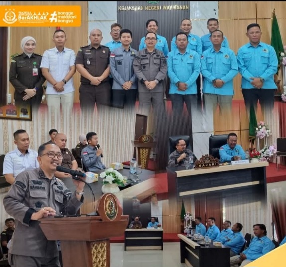 Perkuat Kemitraan PWI Audiensi Kajari Way Kanan 1 PWI