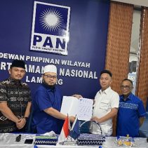 DPP PAN Tetapkan M. Galang Sebagai Calon Tunggal Wakil Bupati Way Kanan 5 DPP PAN