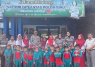 Polantas Karib Kenalkan Anak TK Rambu Lalu Lintas dan Green Policing 2 Polantas karib