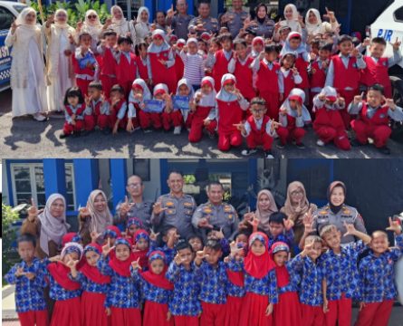 Ditlantas Polda Riau Tanamkan Budaya Tertib Berlalu Lintas dan Peduli Lingkungan Lewat Program POLSANAK dan Green Policing