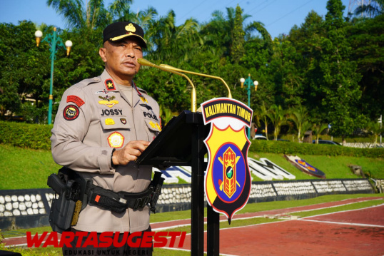 Wakapolda Kaltim Pimpin Upacara Hari Kesadaran Nasional, Tekankan Disiplin dan Pelayanan Humanis