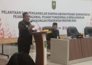 Tata Dinas Pendidikan Plt. Gubernur Riau Lantik 77 Kepala Sekolah 4 Pendidikan