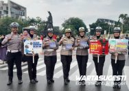 Warnai Car Free Day, Polantas Karib Polda Riau Edukasi Keselamatan Lalu Lintas 2 Car Free Day