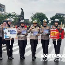 Warnai Car Free Day, Polantas Karib Polda Riau Edukasi Keselamatan Lalu Lintas 2 Car Free Day
