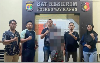 polres way kanan ayah tiri Kriminal