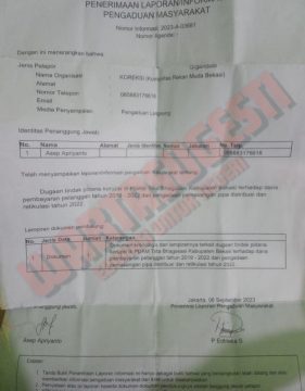 WN88 Soroti Kinerja Kejari Bekasi Dugaan Korupsi Sejak 2023 Mandek 1 IMG 20241016 WA0029 Hukum