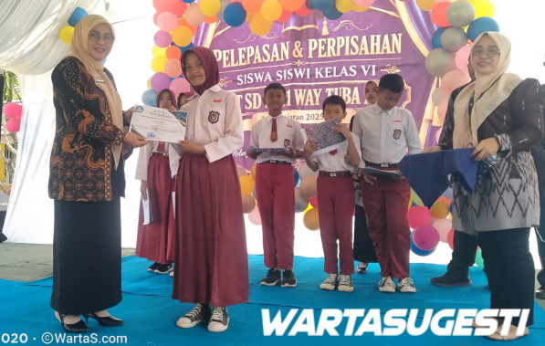 Haru, SDN 1 Way Tuba Asri Gelar Pelepasan Kelas Vl Tahun Ajaran 2025/2026 1 SDN 1 Way Tuba