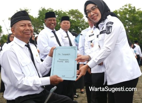 ASN Berakhlak, Bupati Way Kanan Lantik 3.278 P3K Paruh Waktu 1 Bupati Way Kanan