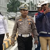 Pastikan Kesiapan Open Traffic, Ditlantas Polda Riau Tinjau Overpass STA 203+285 3 Polda Riau