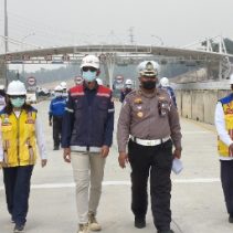 Pastikan Akses Tol Aman, Polda Riau Tinjau Kesiapan Open Traffic Tahap 2 4 Polda Riau