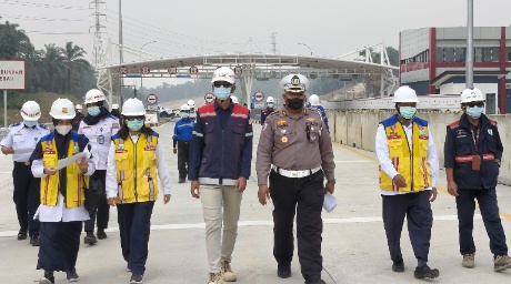 Pastikan Akses Tol Aman, Polda Riau Tinjau Kesiapan Open Traffic Tahap 2 1 Polda Riau