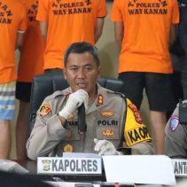 Rilis Akhir Tahun Polres Way Kanan Narkoba Meningkat Kriminalitas dan Laka Turun 4 Polres way kanan