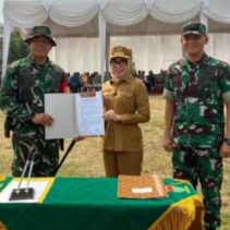 Bupati Buka TMMD ke 130 Kodim 0427 Way Kanan 3 Bupati